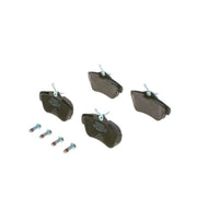 Bosch Front & Rear Pads fits Toyota Proace 2013-2016 1.6 2.0
