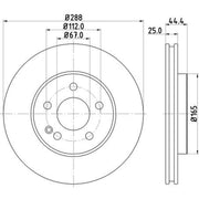 Mintex Front & Rear Brake Discs & Pads fits Mercedes-Benz A-Class 2010-2012