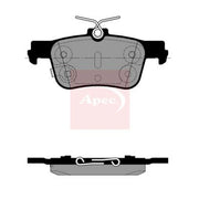Apec Rear Brake Pad Set PAD2483