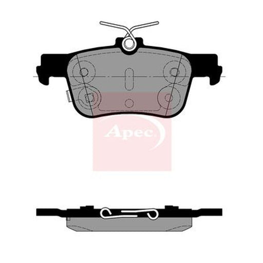 Apec Rear Brake Pad Set fits Ford Usa Mustang Mach-E 2020-2024