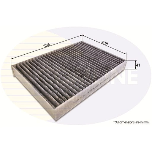 Comline Cabin Air Filter (Pollen Filter) fits Ford S-Max 2018-2023 1.5