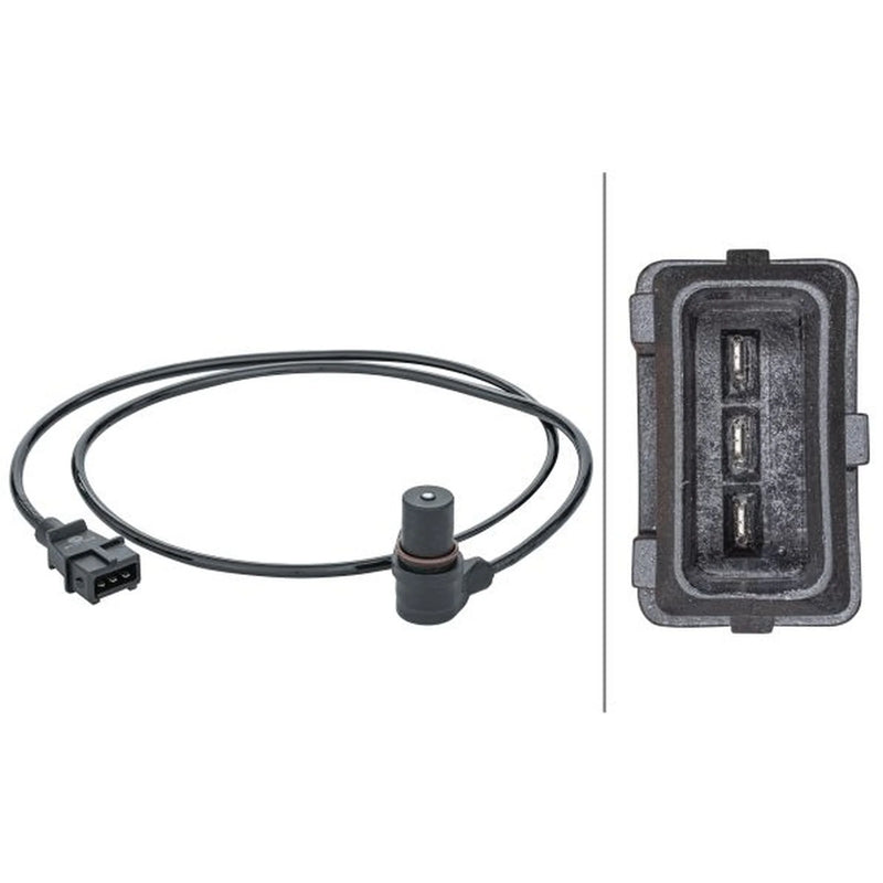 Hella Crankshaft Position Sensor fits Opel Ascona C 1986-1988 2.0