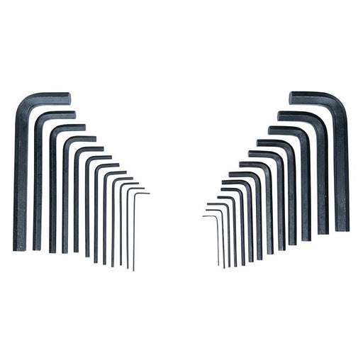 Bluespot Tools Metric & Imperial Hexagon Key Pouch Set, 25 Piece BlueSpot Tools - Dynamic Drive