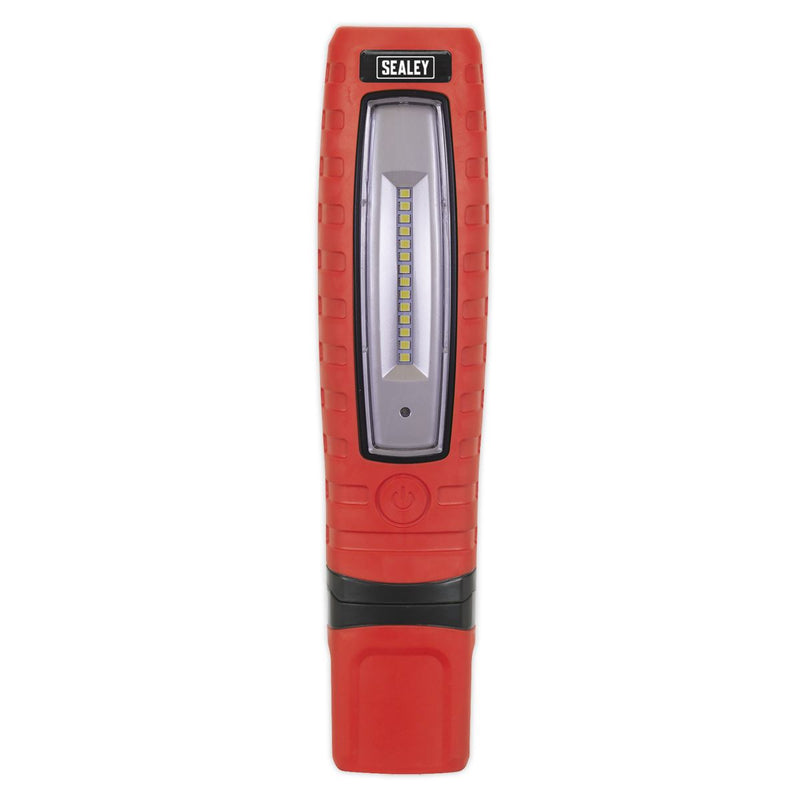 Sealey Rechargeable 360 Inspection Light 14 SMD LED & 3W SMD LED Red Lithium-ion Sealey - Dynamic Drive