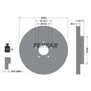 Textar 2 x Front Brake Discs 92177105-x2