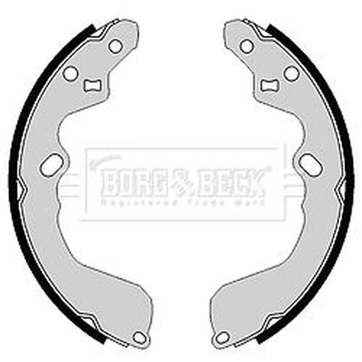 Borg & Beck Brake Shoe Set Axle Kit BBS6410