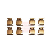 Apec Brake Pad Accessory Fitting Kit Rear fits Abarth Grande Punto 2007-2010 1.4