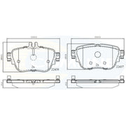 Comline Front & Rear Brake Discs & Pads fits Mercedes-Benz E-Class 2016-2017