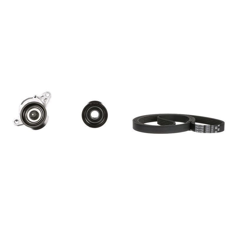 Gates V-Ribbed Belt Set fits Dacia Logan 2004 on 1.4 1.6