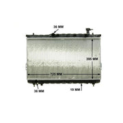 Mahle Engine Radiator fits Hyundai Santa Fé I 2001-2006 2.0 2.4
