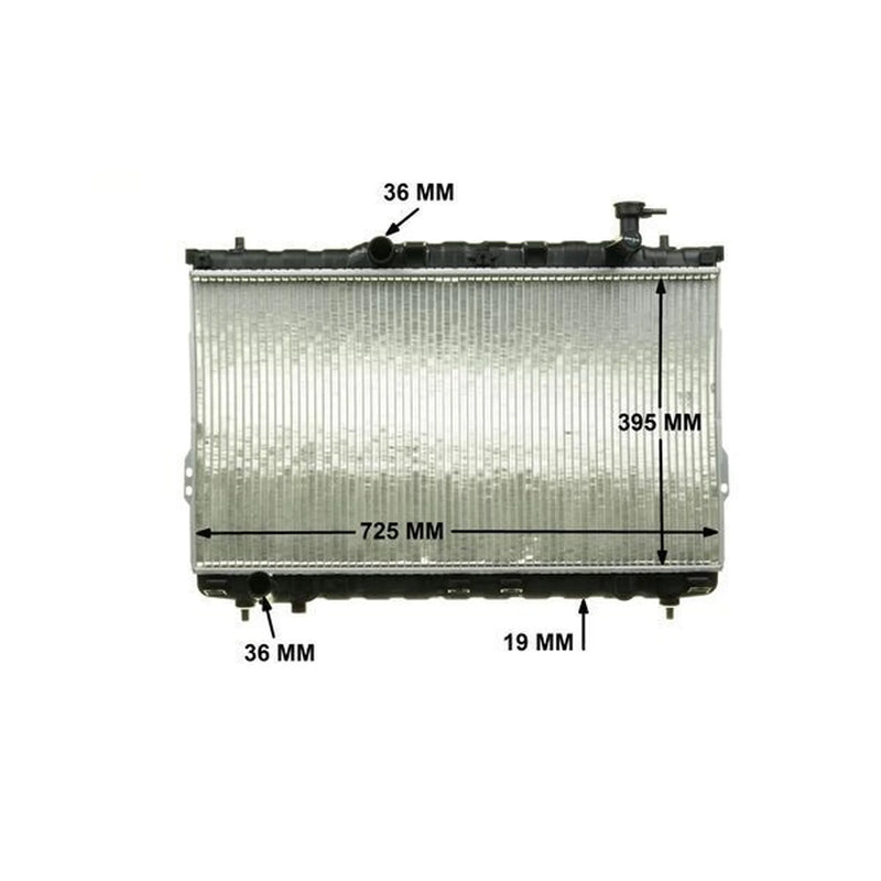 Mahle Engine Radiator fits Hyundai Santa Fé I 2001-2006 2.0 2.4