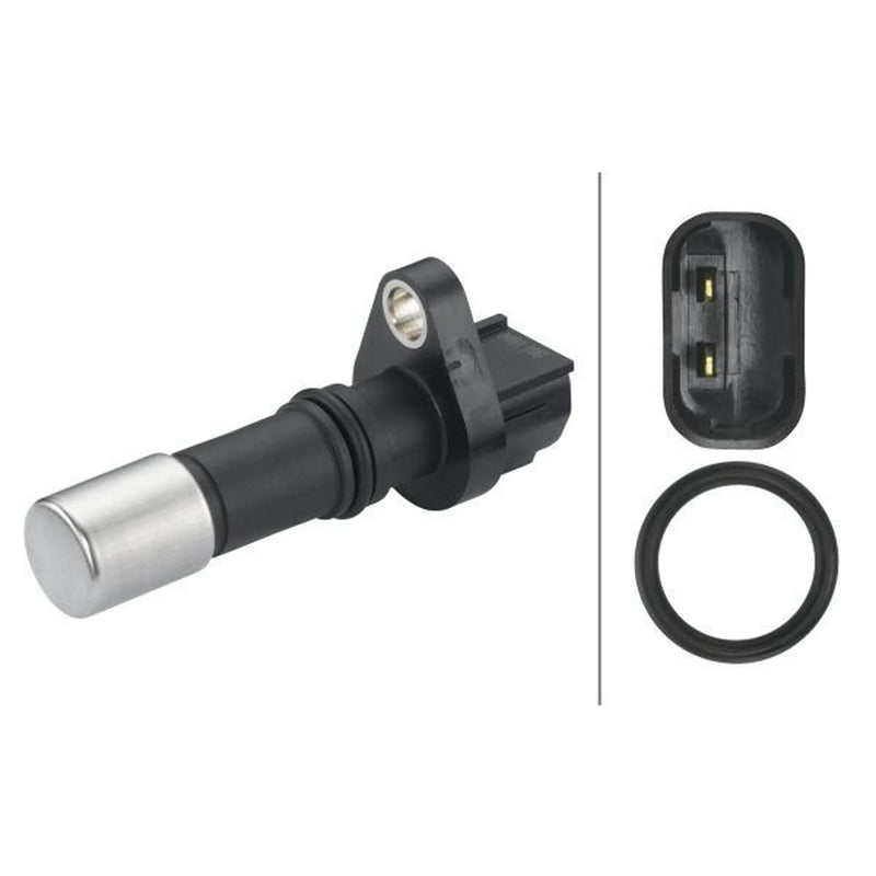 Hella Crankshaft Position Sensor fits Citroën C1 2005-2014 1.0