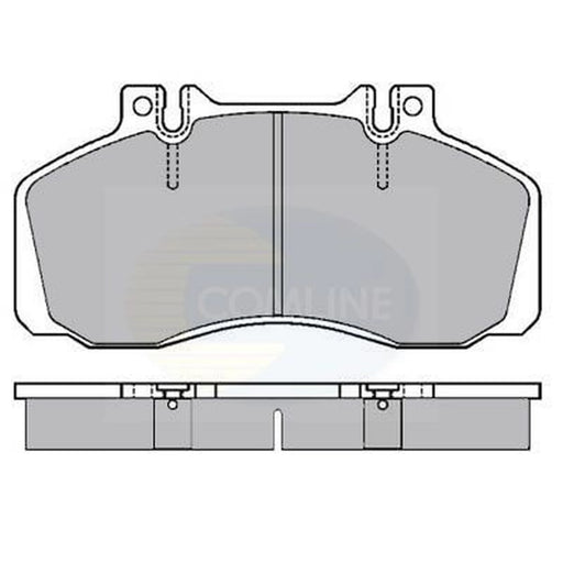 Comline 4 x Front Brake Pad Set fits Mercedes-Benz Chassis 2001-2006