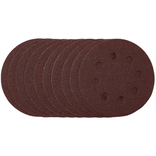 Draper Sanding Discs, 115mm, 80 Grit, Hook & Loop (Pack of 10) 53499 Draper - Dynamic Drive