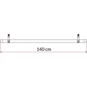 Fiamma Rail Quick 140 Red L80 Only: Quick bike rail in red for L80 only Fiamma - Bars 4 Cars