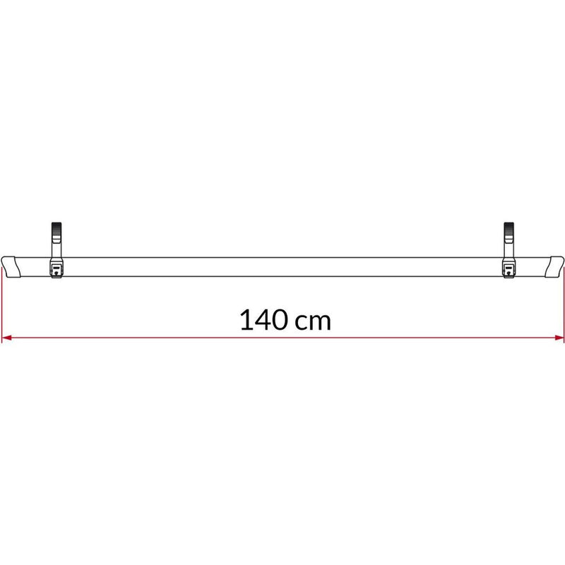 Fiamma Rail Quick 140 Red L80 Only: Quick bike rail in red for L80 only Fiamma - Bars 4 Cars
