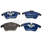 Borg & Beck Front & Rear Brake Discs & Pads fits Citroën DS4 2011-2015 1.6