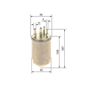 Bosch Fuel Filter Element F 026 402 244