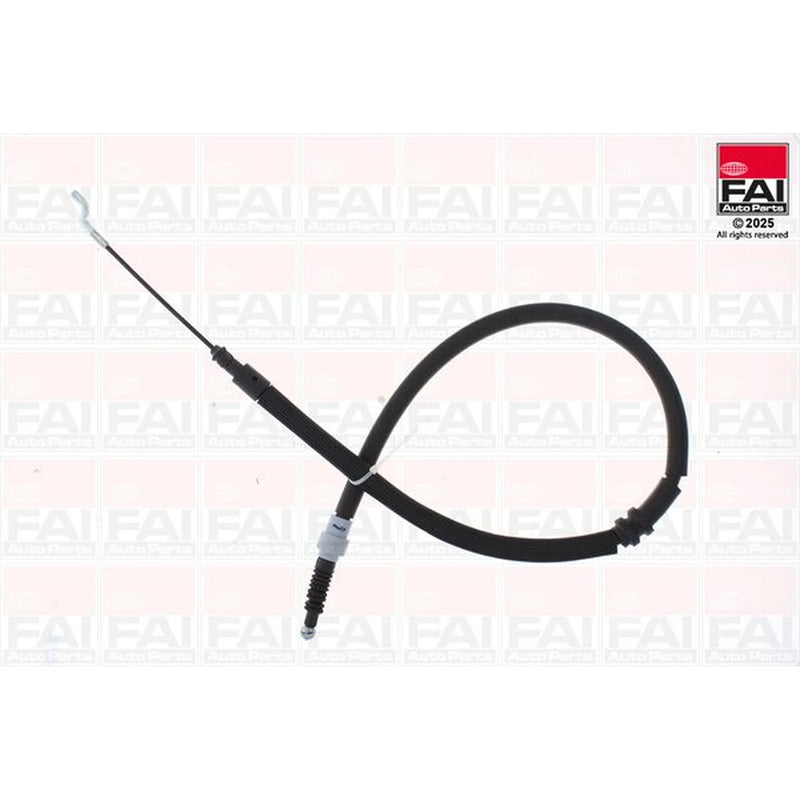 FAI Handbrake Cable Left Rear fits VW Transporter 1990-2003 1.9 2.0 2.4 2.5 2.8