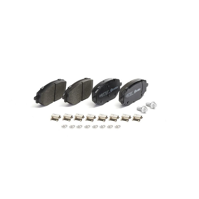Brembo 4 x Front Brake Pad Set fits Dacia Jogger 2021 on 1.0