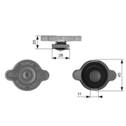 Gates Coolant Expansion Tank Cap RC232