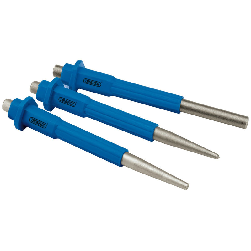 Draper Nailset, Centre Punch and Pin Punch Set (3 Piece) 72041 Draper - Dynamic Drive