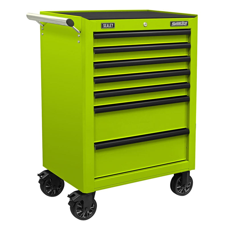 Superline Pro Superline PRO Rollcab 7 Drawer - Green/Black AP26479THV Superline Pro - Dynamic Drive