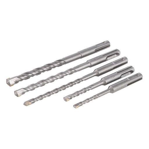Silverline SDS Plus Masonry Drill Bit Set 5pce 5pce Silverline - Dynamic Drive