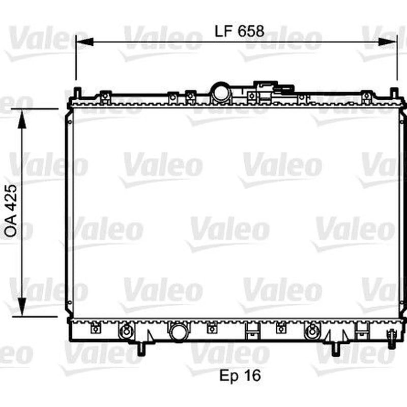 Valeo Engine Radiator 734197