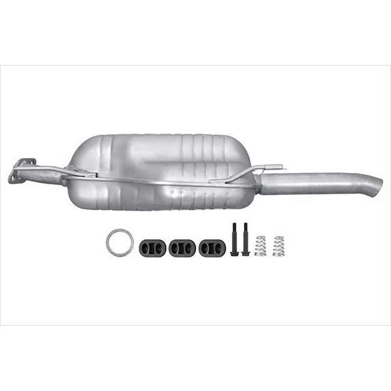 Hella End Silencer Rear fits Opel Astra G 1998-2005 1.7 2.0