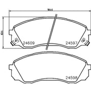Mintex Front Brake Discs & Pads fits Kia Sedona 2006-2015 2.2 2.7 2.9