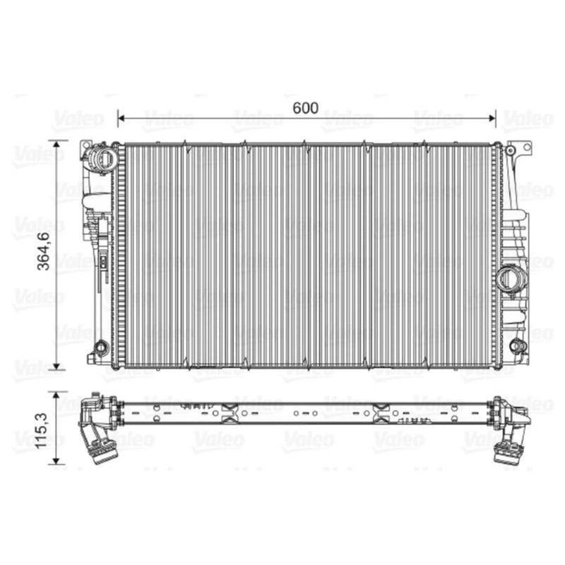 Valeo Engine Radiator 735455