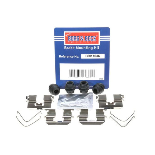 Borg & Beck Brake Pad Accessory Fitting Kit Rear BBK1636