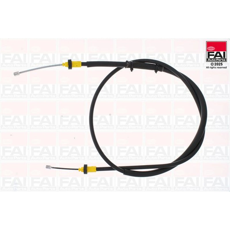 FAI Handbrake Cable Left Rear fits Dacia Duster 2010-2018 1.2 1.5 1.6
