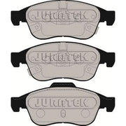 Juratek Front Brake Pad Set fits Fiat 500X 2014 on 1.3 1.4 1.6