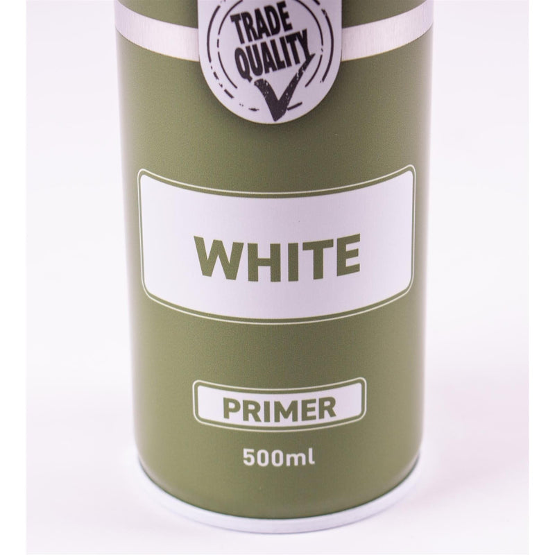 6 x PMA Professional White Primer 500ml Spray Paint High Coverage PMA - Dynamic Drive