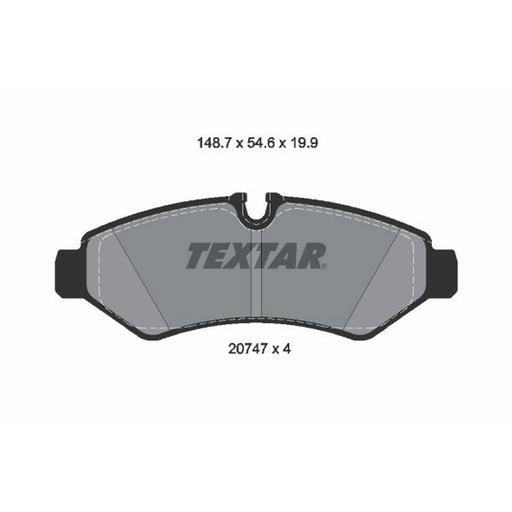 Textar Rear Brake Pad Set 2074701