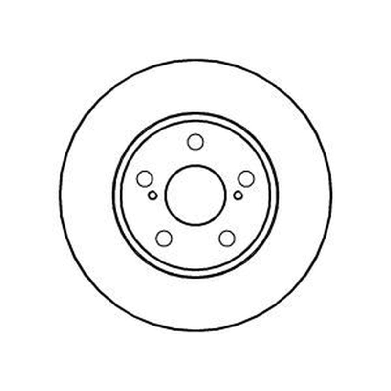 Abtex Front Brake Vented Discs & Pads fits Toyota Celica 1999-2005 1.8