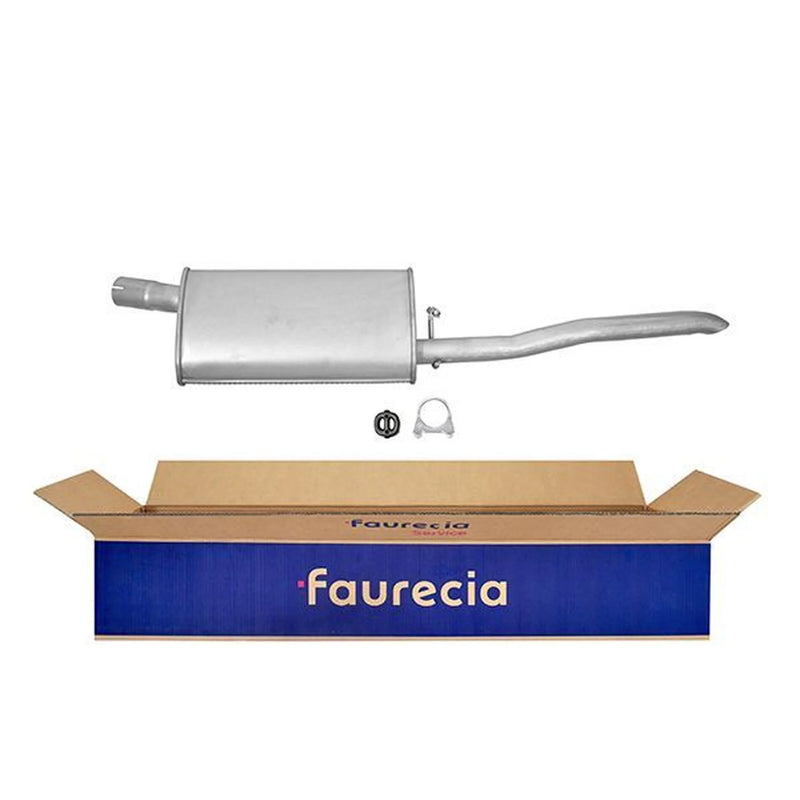 Hella End Silencer Rear fits Opel Corsa A 1982-1990 1.2