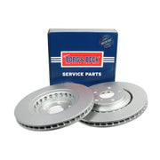 Borg & Beck Front & Rear Brake Discs & Pads fits Toyota Rav 4 IV 2015-2018 2.5
