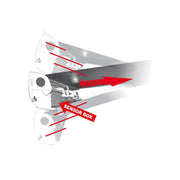 Fiamma F45 Eagle 350 Awning, Polar White Royal Grey Fiamma - Dynamic Drive