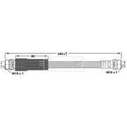 Borg & Beck Brake Hydraulic Hose Line Rear Right BBH6966