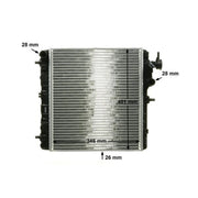 Mahle Engine Radiator fits Hyundai Amica / Atoz 1998-2008 1.0 1.1