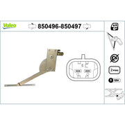 Valeo Electric Window Regulator Lifter Left Front 850496