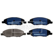 Borg & Beck Front Brake Vented Discs & Pads fits Nissan Cube 2003-2008 1.4 1.5