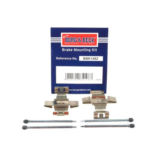 Borg & Beck Brake Pad Accessory Fitting Kit Front BBK1482