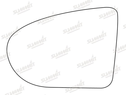 Summit Heated Base Plate With Blind Spot Mirror Nissan Qashqai 08 On LHS Summit - Bars 4 Cars