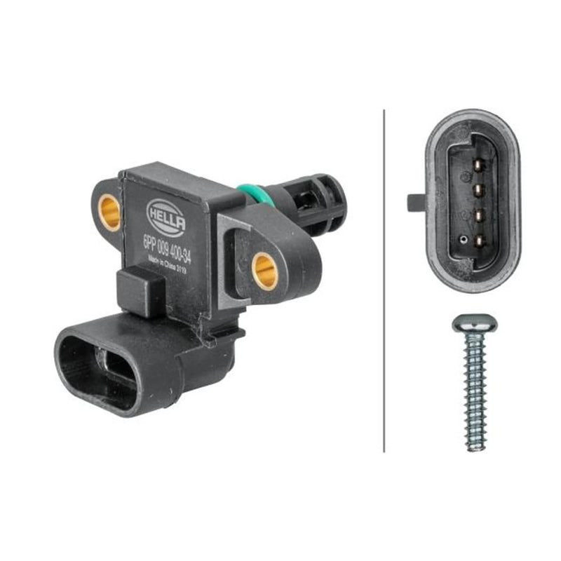 Hella MAP Sensor (Manifold Air Pressure) fits Fiat Brava 1995-2001 1.6