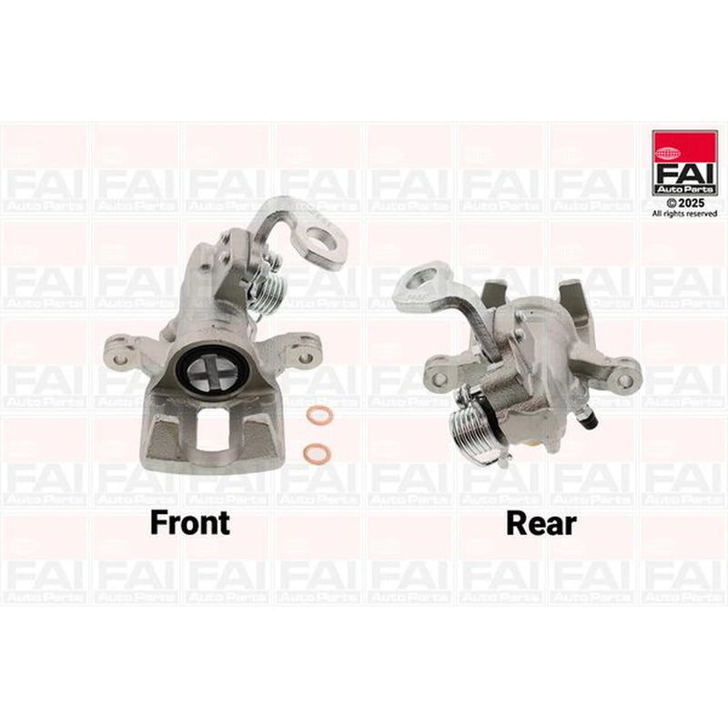 FAI Brake Caliper Assembly Rear Right fits Honda Jazz III 2008-2015 1.2 1.3 1.4