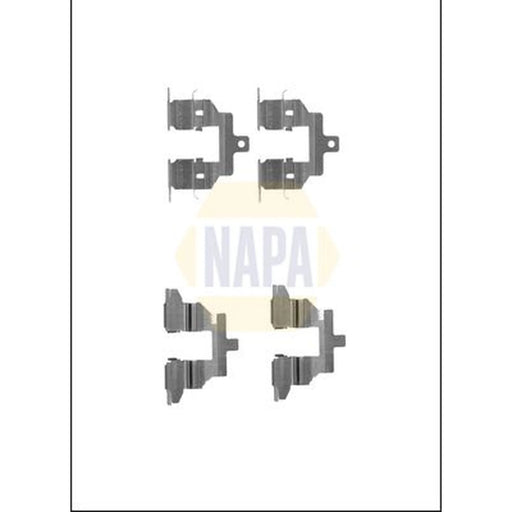 NAPA Brake Pad Accessory Fitting Kit Rear fits Nissan Qashqai I 2006-2013